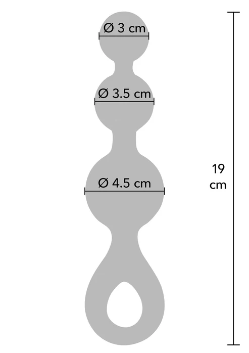 Crystal trio butt plug - Imagen 4