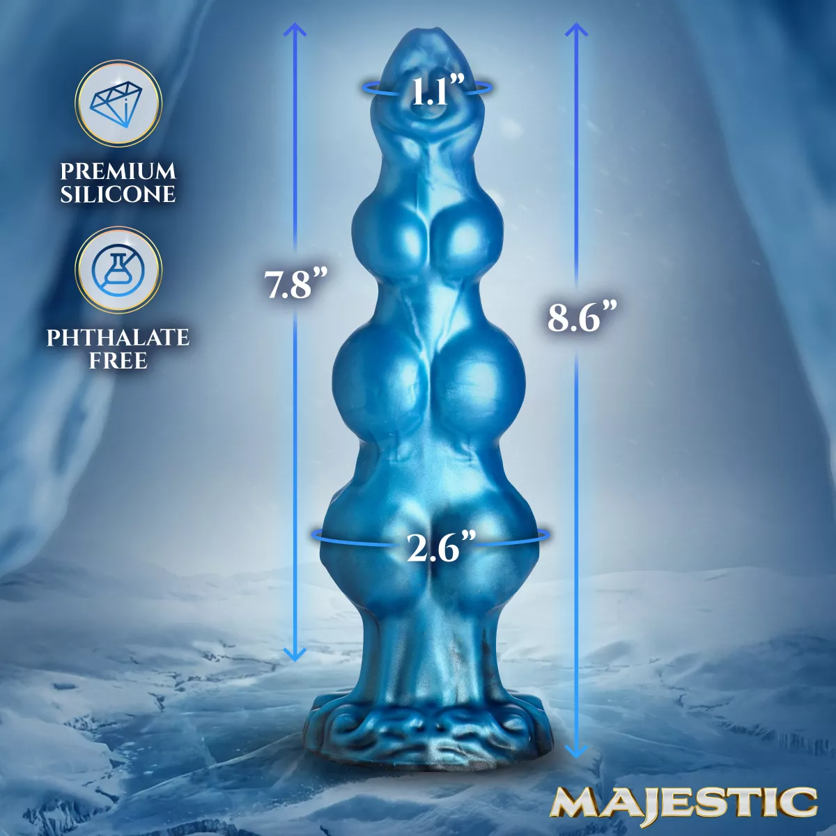 Dildo King Auren Wolf 22cm Creatures - Imagen 6