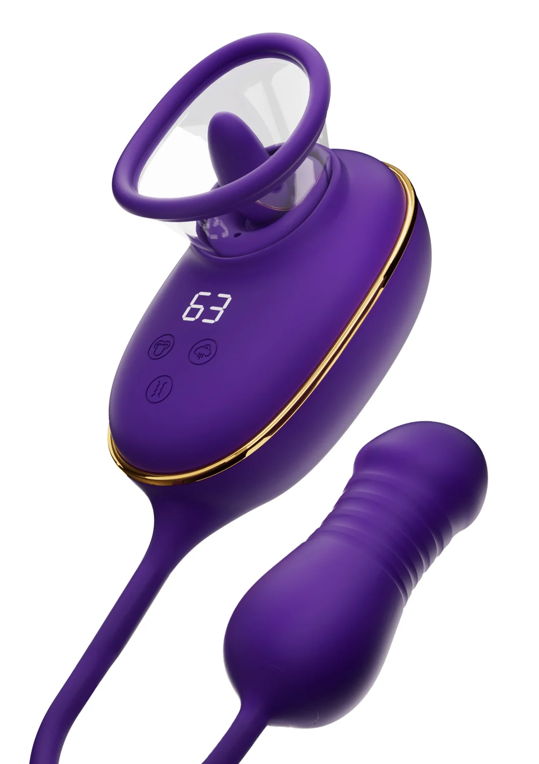 Licking clitorial pump & anal stimulator