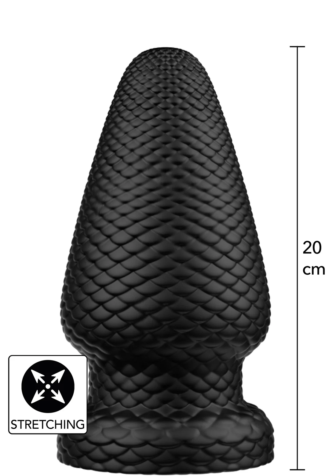 Giant Dragon butt plug PVC XL