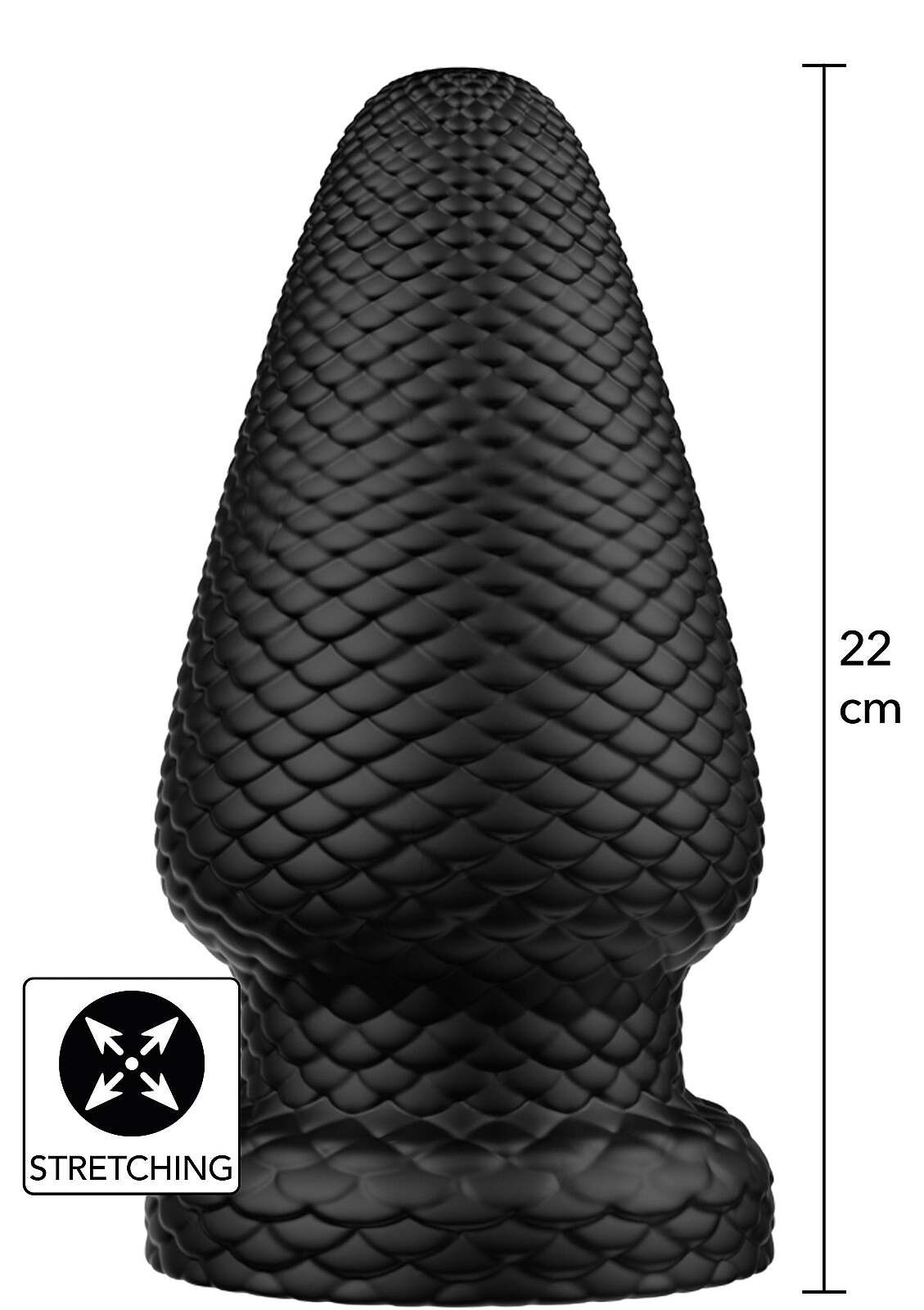 Giant Dragon butt plug PVC XXL