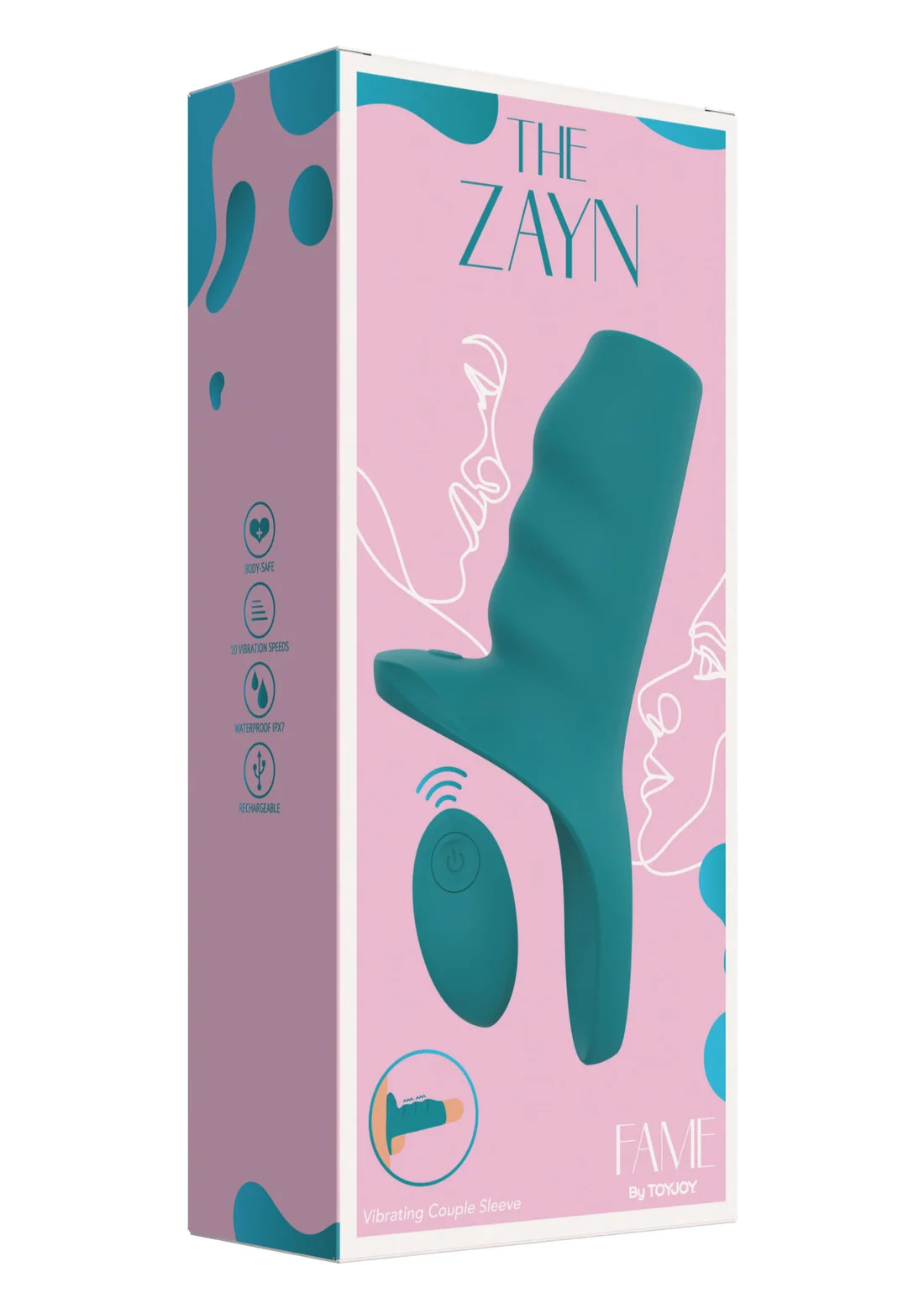 The Zayn Vibrating Couple Sleeve - Imagen 2