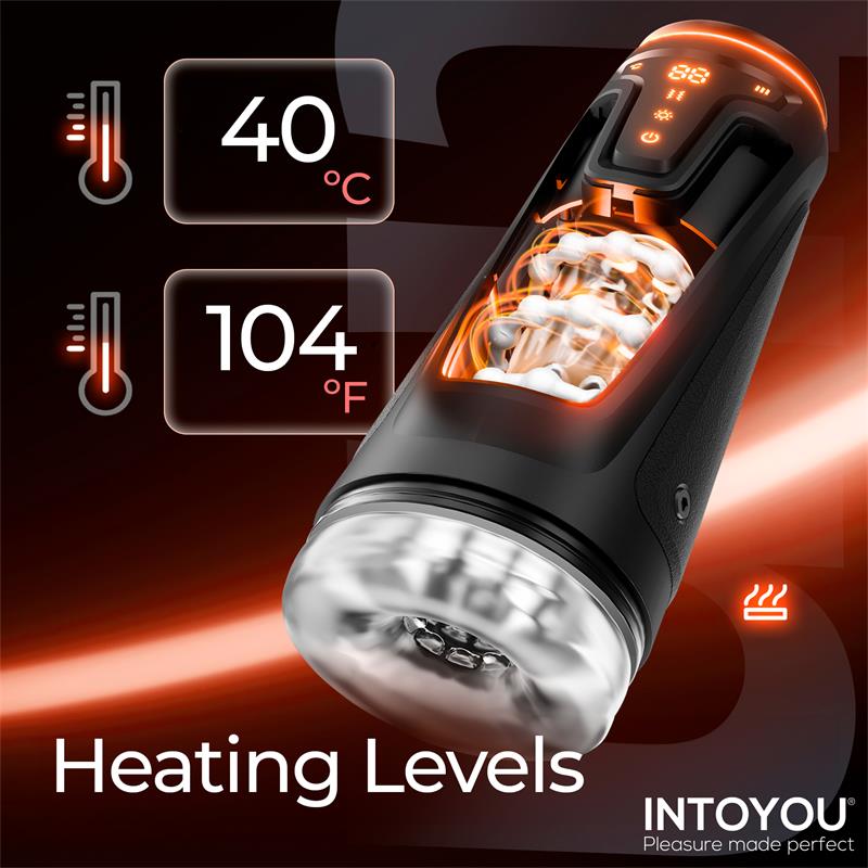 Masturbador con thrusting,vibración y calor Conor - Imagen 10